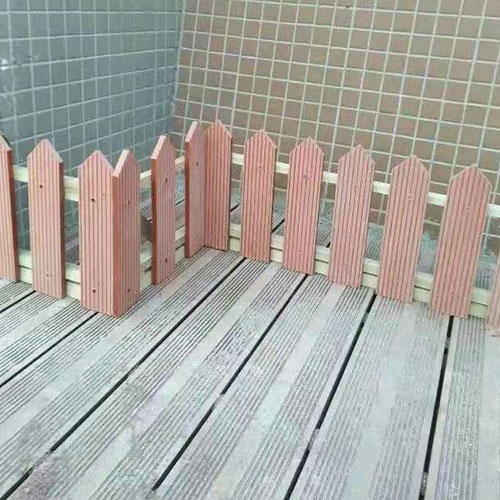 阳台塑木地板、围栏工程